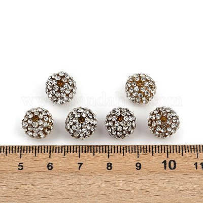 Harz Strass Perlen&nbsp;RB-A025-10mm-A37-1