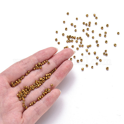 Perles de rocaille en verre&nbsp;SEED-S001-K30-1