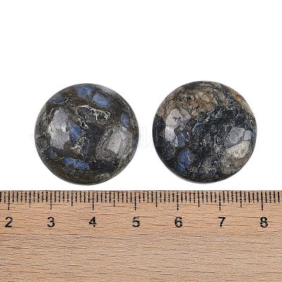 Natürliche Glaukophan-Cabochons&nbsp;G-H1596-FR-25mm-19-1