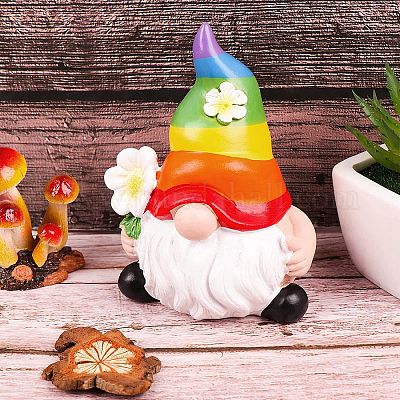 Statue De Gnome De Jardin En Résine, Figurines Elfe Pour La Pêche