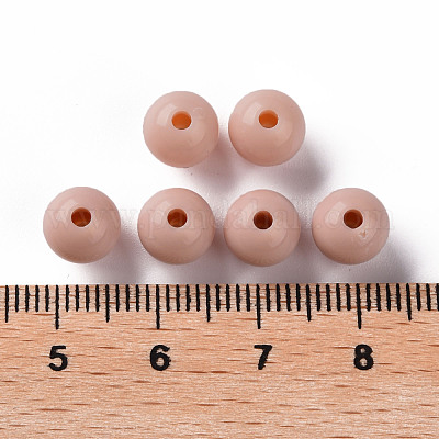 Opake Legierung Perlen&nbsp;MACR-S370-C8mm-34-1