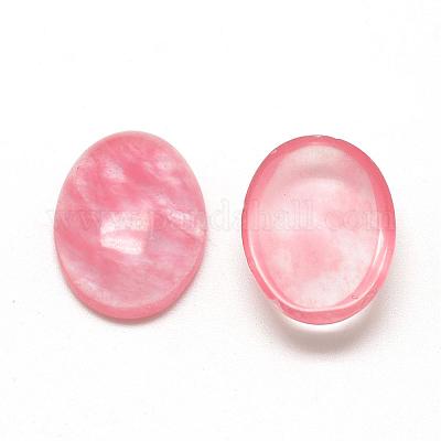 Wassermelonen Stein Glas Cabochons&nbsp;G-R415-13x18-40-1