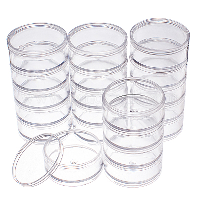 Storage Stackable Clear Containers for Beads Crafts Findings Other