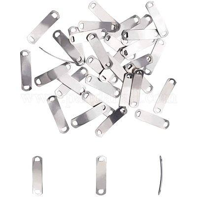 Shop UNICRAFTALE 38.5mm Curved Rectangle Links 40pcs Stainless Steel Bar  Links Stamping Blank Tags Jewelry Connectors for Bracelet Necklace Jewelry  Making Hole 4x5mm for Jewelry Making - PandaHall Selected