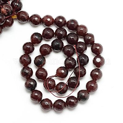 Chapelets de perle en jade blanc naturel&nbsp;G-R346-8mm-19-1