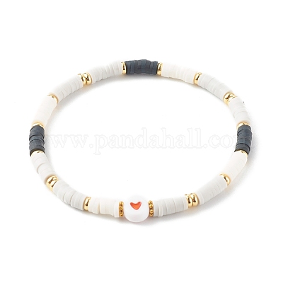 Wholesale Polymer Clay Heishi Beads Stretch Bracelets Sets 