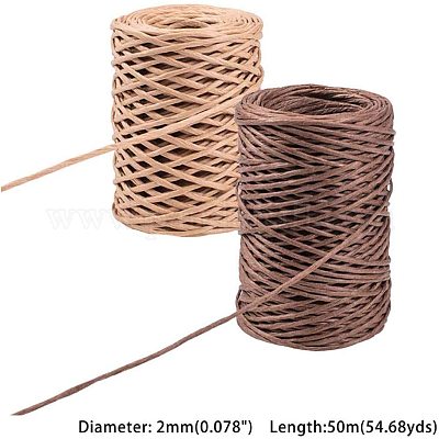 2mm Dia 164ft Blush Wire Paper Vine Bind Wire Twine Paper Twine for Flower Bouquets Gardening Paper Wrapped Wire Winded DIY Project 