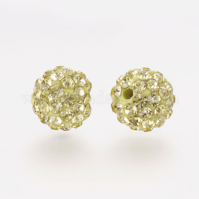 Polymer Ton Strass Perlen&nbsp;RB-K050-8mm-C11-1