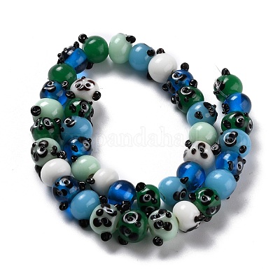 Abalorios de colores vario hechos a mano&nbsp;LAMP-F020-32-1