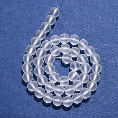Perles de cristal de quartz brins&nbsp;G497-8mm-1