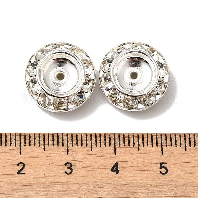 Messing Legierung Strass Perlen&nbsp;RB-TAC0001-01D-1