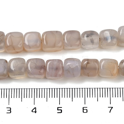 Chapelets de perles veines de dragon en agate naturelle&nbsp;G-G177-E15-01-1
