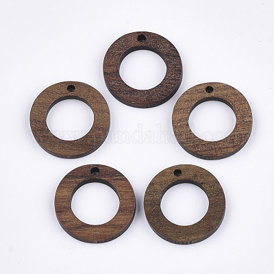 Pendenti in legno di noce&nbsp;WOOD-S054-28-1