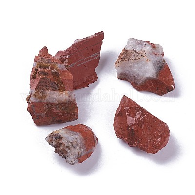 /&Orange glass seed-beads.Gemstone.Sparkle.Bling.Diva.Fun.stone Jasper Falls~Genuine Red-jasper bricks.Clear faceted-glass.Tiny Berry,Cherry