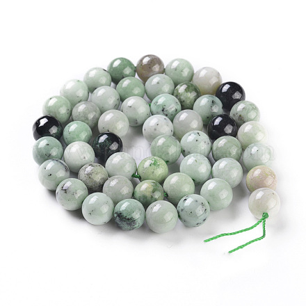 Natürlichen grünen Granat Perlen Stränge G-F665-03-8mm-1