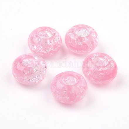 Perles en acrylique transparentes craquelées MACR-E025-30G-1