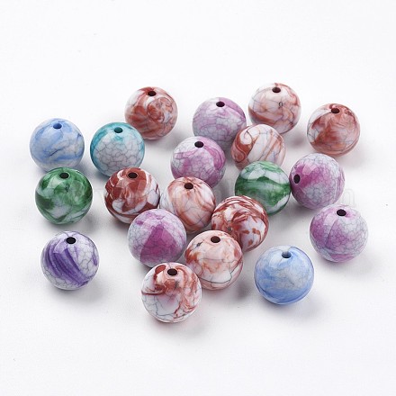 Perles acryliques craquelées X-MACR-E025-22-16mm-1