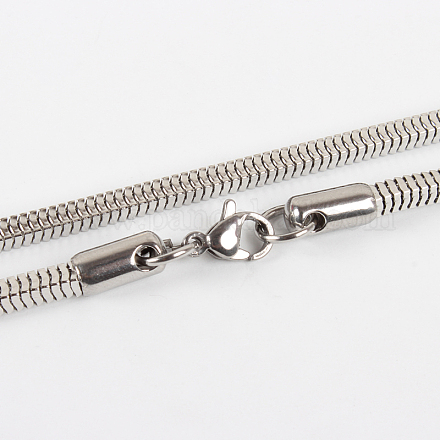 304 fabrication de collier de chaîne de serpent en acier inoxydable STAS-P045-31P-1