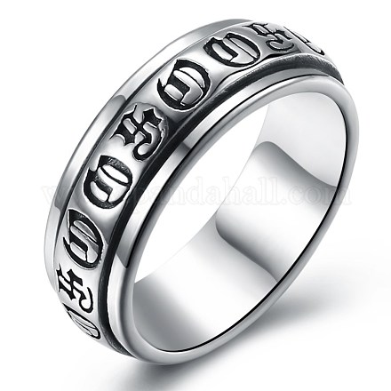 Nueva moda tailandesa anillos de plata 925 esterlina RJEW-BB33683-7-1