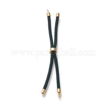 Nylon Twisted Cord Armband machen MAK-M025-123-1