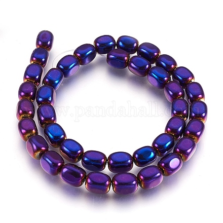 Electroplate Non-magnetic Synthetic Hematite Bead Strands G-I208-14-E-1