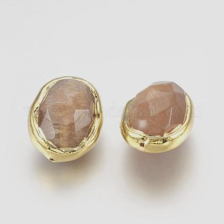 Perles de pierre de soleil naturelles G-P403-H01-G-1