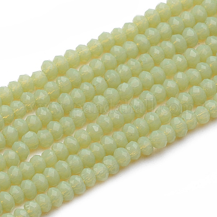 Chapelets de perles en verre opaques GLAA-R200-B03-1
