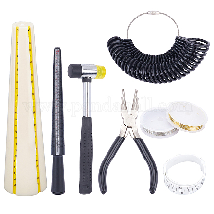 PandaHall DIY Bracelet Ring Tools Kit-Bracelet Mandrel Bangle Sizer Tool TOOL-PH0001-40-1