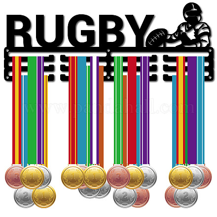 Support de mur d'affichage de support de cintre de médaille de fer de mode&nbsp;ODIS-WH0037-170-1