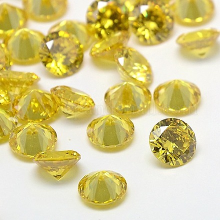 Cabochons en zircone cubique&nbsp;ZIRC-M002-2.5mm-003-1
