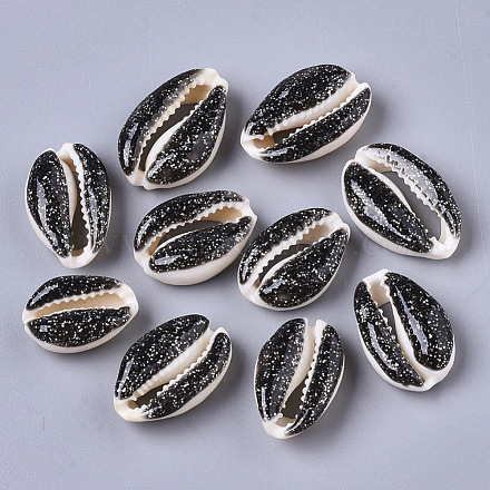 Perles de coquillage cauri naturelles SSHEL-N034-36A-1