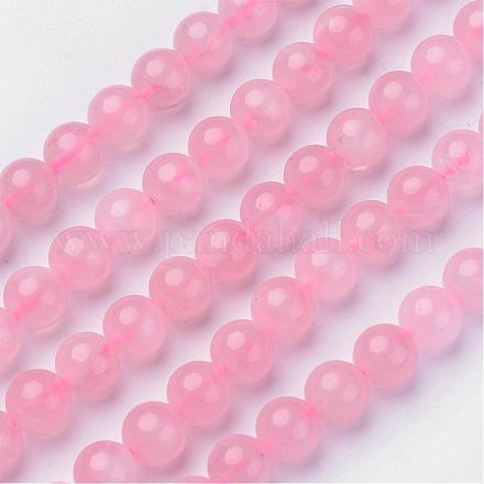 Natural Rose Quartz Beads Strands G-D809-19-8mm-1