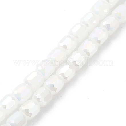 Chapelets de perles en verre imitation jade EGLA-K015-04D-1