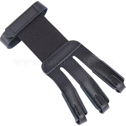 Wholesale GORGECRAFT 3 Finger Archery Glove Cow Leather Protective