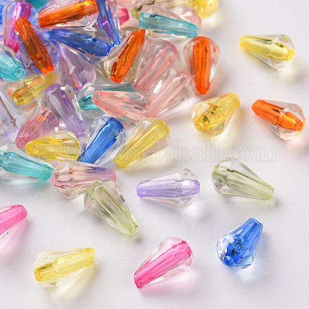 Perles en acrylique transparente TACR-S154-03A-1