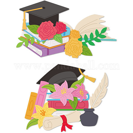 Graduierung Thema Kohlenstoffstahl Stanzformen Schablonen&nbsp;DIY-WH0309-1761-1