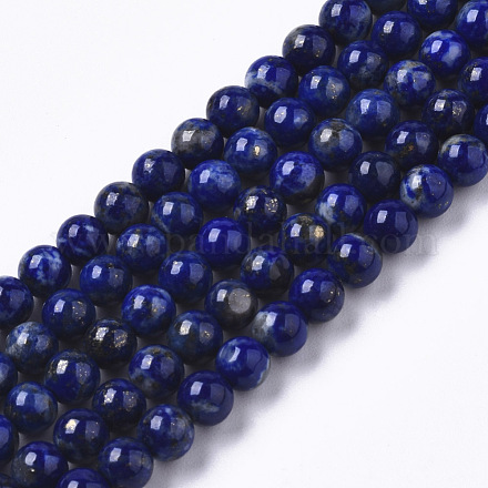 Chapelets de perles en lapis-lazuli naturel G-R465-22A-1