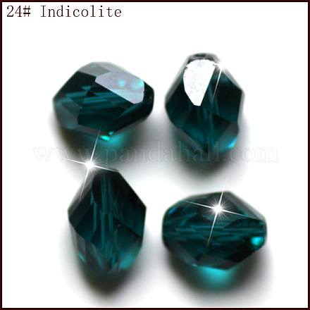 Abalorios de cristal austriaco de imitación SWAR-F077-13x10mm-24-1
