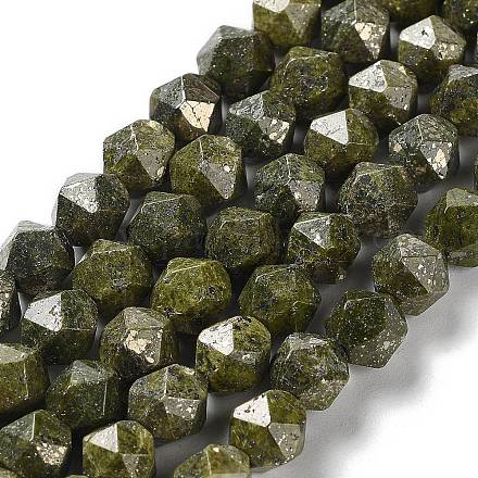 Chapelets de perles de pyrite naturelle  G-G030-A03-02-1