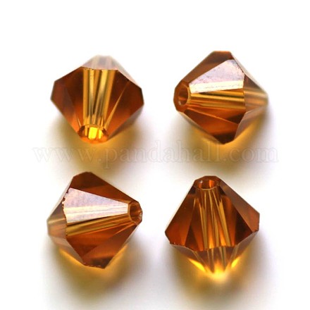 Abalorios de cristal austriaco de imitación SWAR-F022-6x6mm-203-1