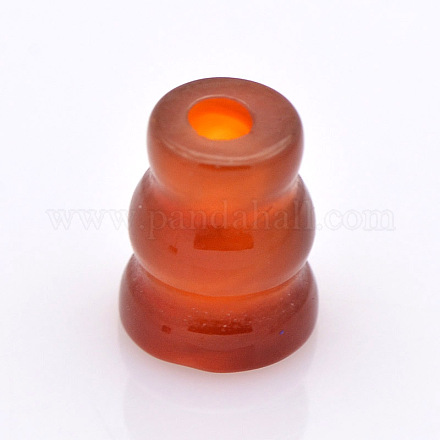 Abalorios gurú de ágata roja naturales para el budismo G-D609-01-A-1