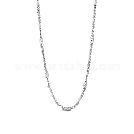 SHEGRACE 925 Sterling Silver Chain Necklaces for Women JN707A-1