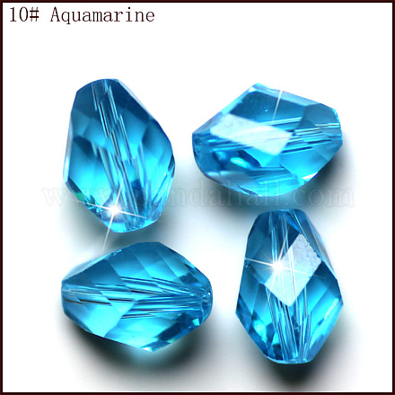 Perles d'imitation cristal autrichien SWAR-F077-13x10mm-10-1