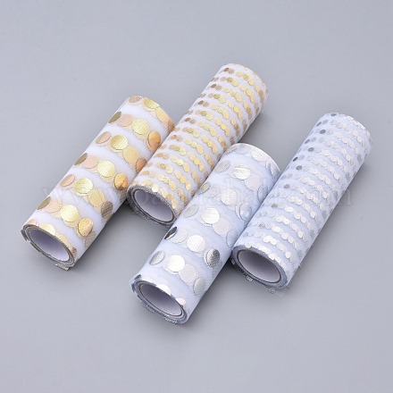Glitter Sequin Deco Mesh Ribbons OCOR-K004-D-1