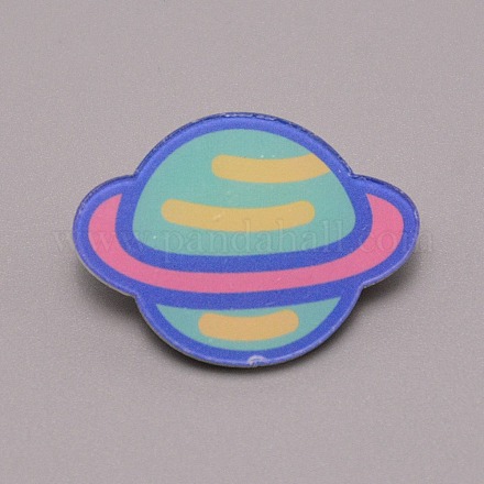 Planet Plastic Brooch for Backpack Clothes JEWB-TAC0007-08-1