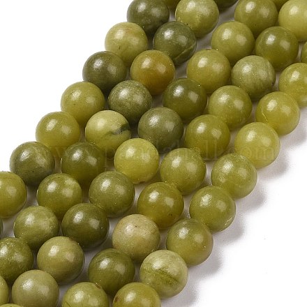 Péridot naturel chapelets de perles G-P358-01-8mm-1-1