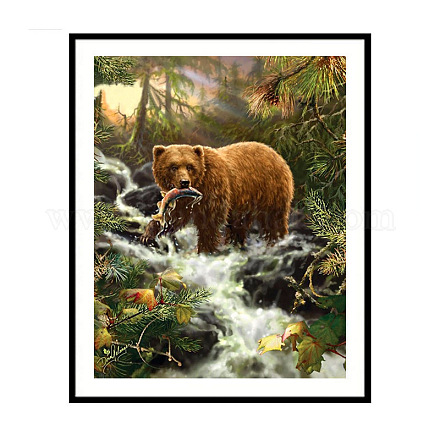 Набор для алмазной живописи медведя своими руками BEAR-PW0001-17-1