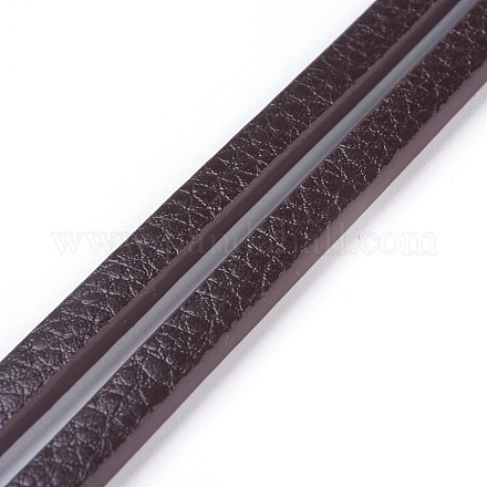 Cordones de microfibra de cuero pu X-WL-F010-01B-6mm-1