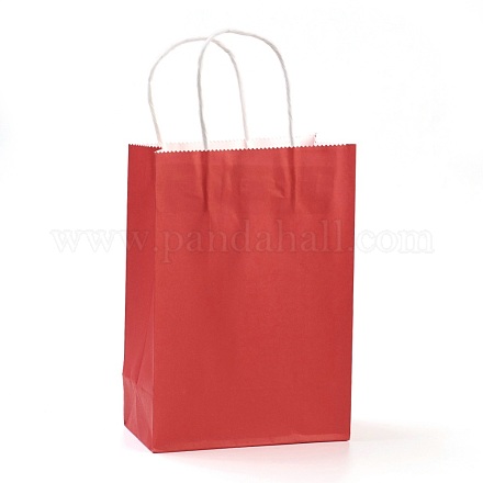 Sacs en papier kraft rectangle sacs à provisions cadeaux X-AJEW-G020-A-12-1