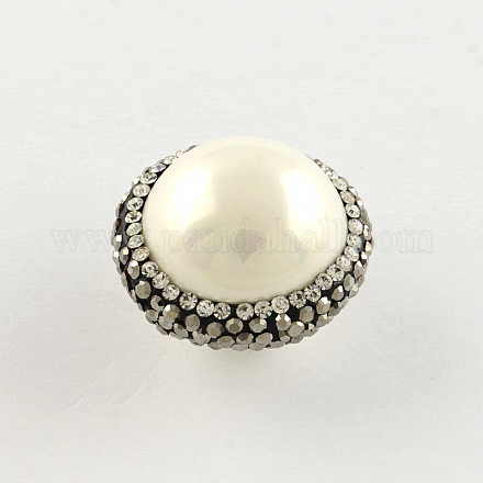 Shell Pearl Beads SSHEL-F291-26-1